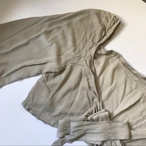 SAGE GREEN MILKMAID CROP TOP